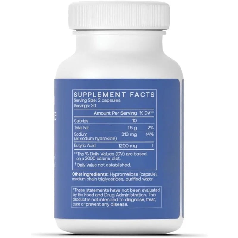 Intestinal Health Supplement Capsules Containing Sodium Butyrate Probiotics - Support Healthy Digestion